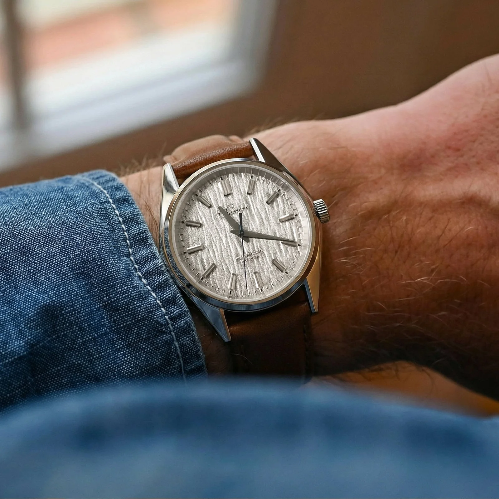 Chameri 40mm VH31 Quartz Sweep Second Watch GS05 - Image 22
