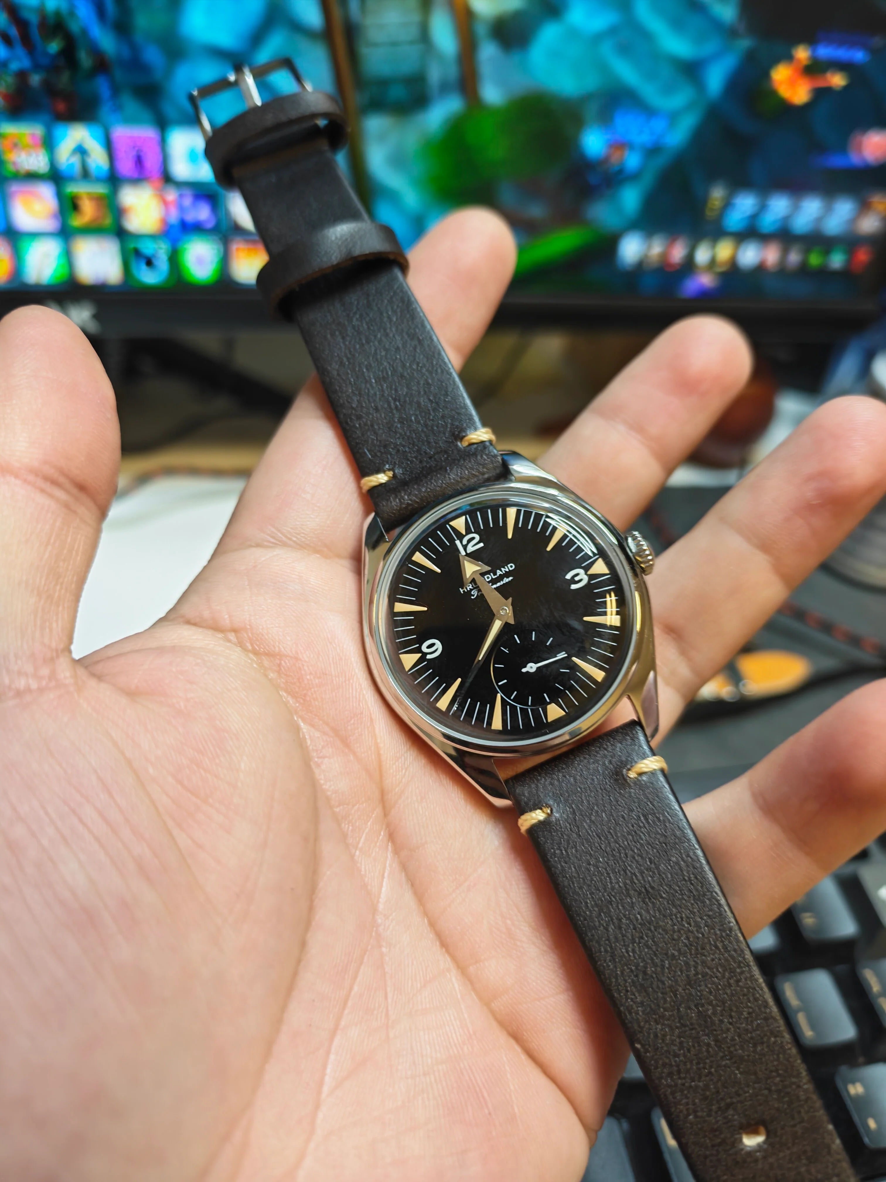 Hruodland 36mm VD78 Pilot Watch F032 - Image 13