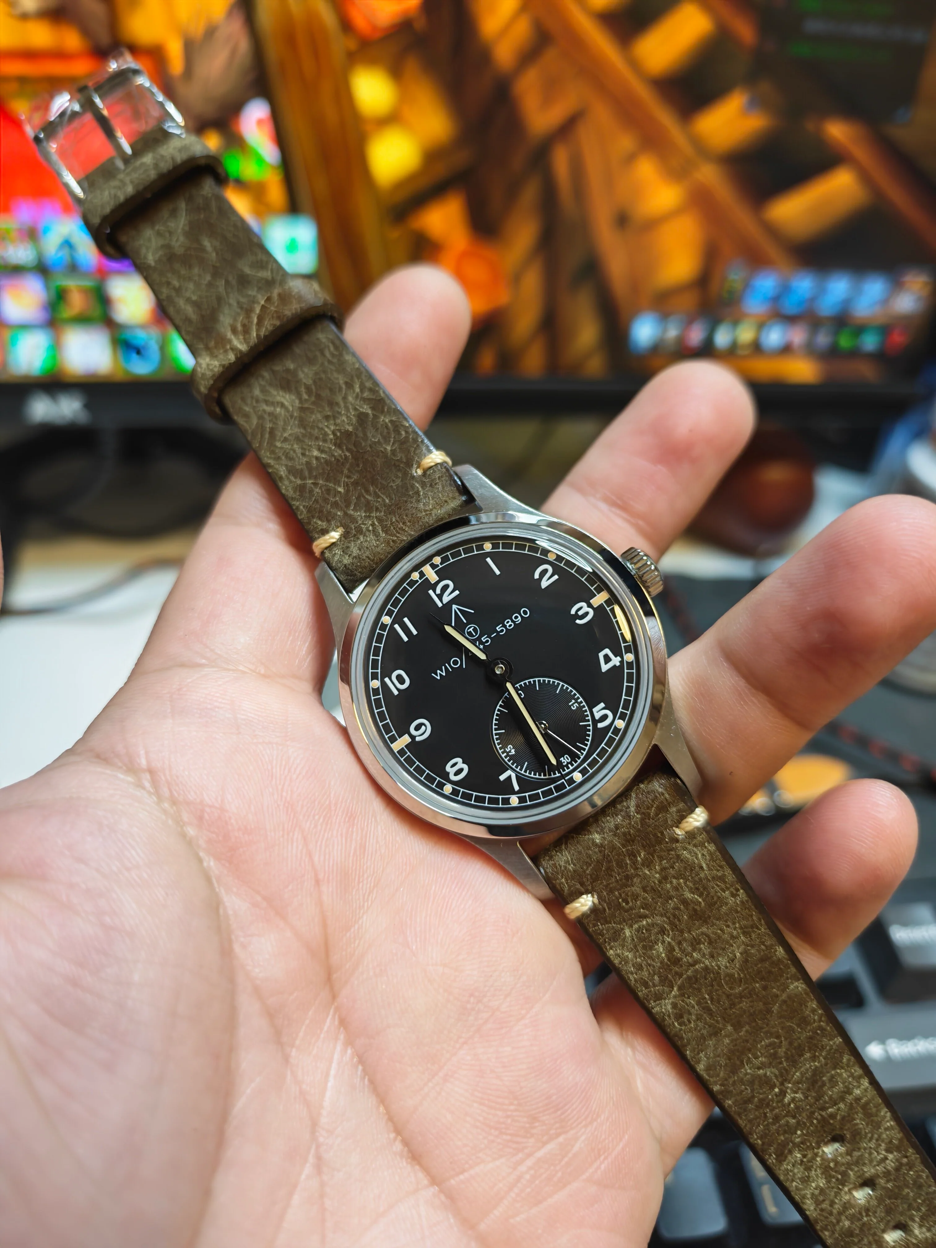 Hruodland 36mm VD78 Pilot Watch F032 - Image 9