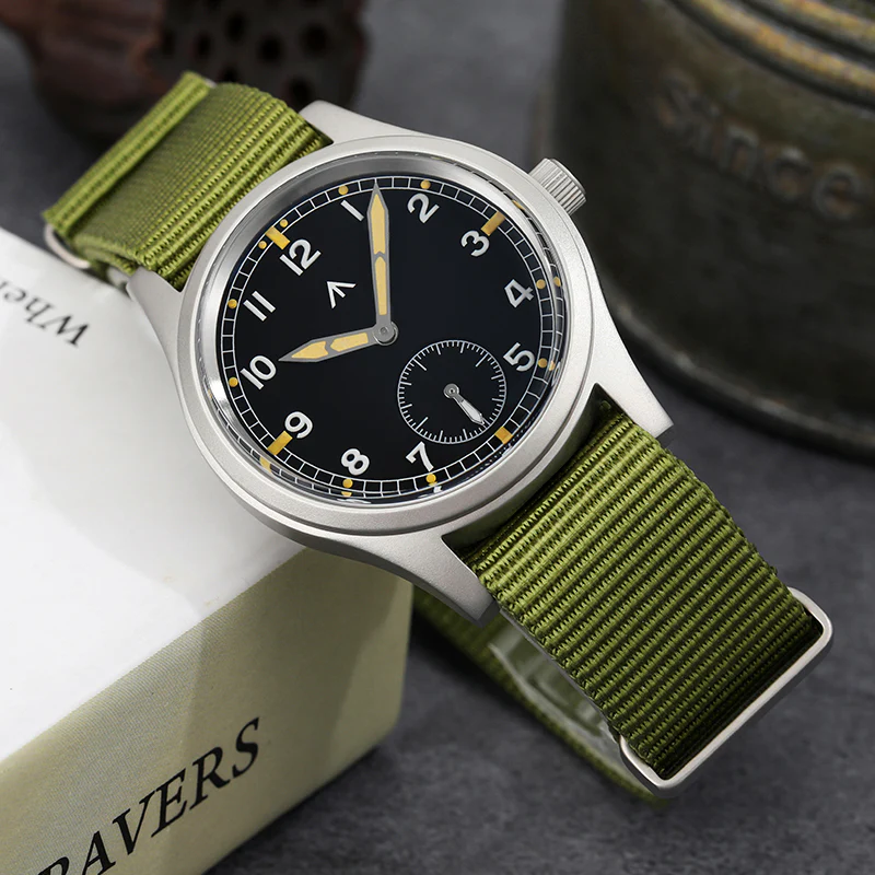 Militado 36mm D12 Quartz Field Watch - Sword Hands - Image 22