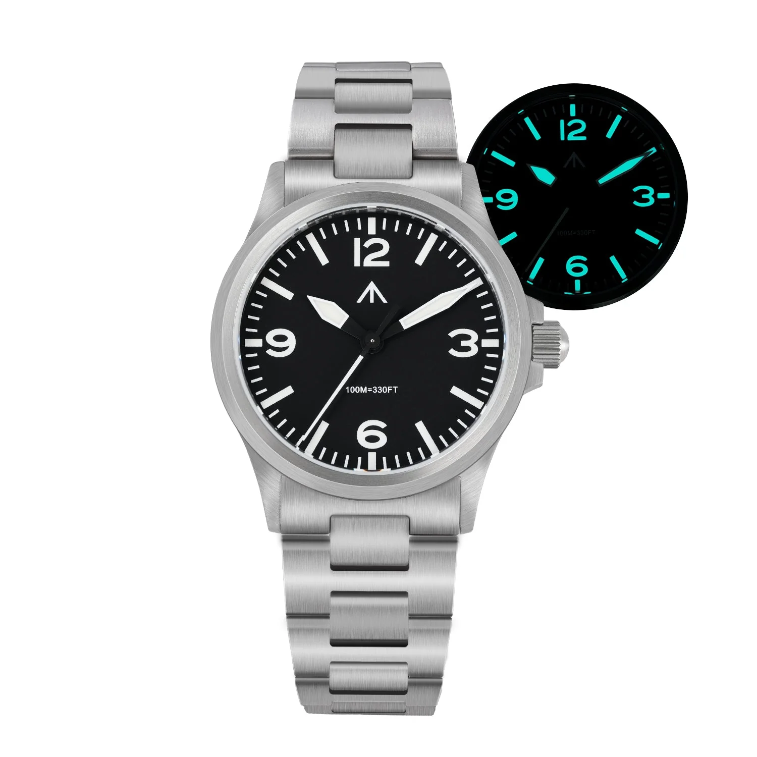 Militado 36mm Field Watch VH31 Sweeping Movt Men Watch ML18 - Image 3