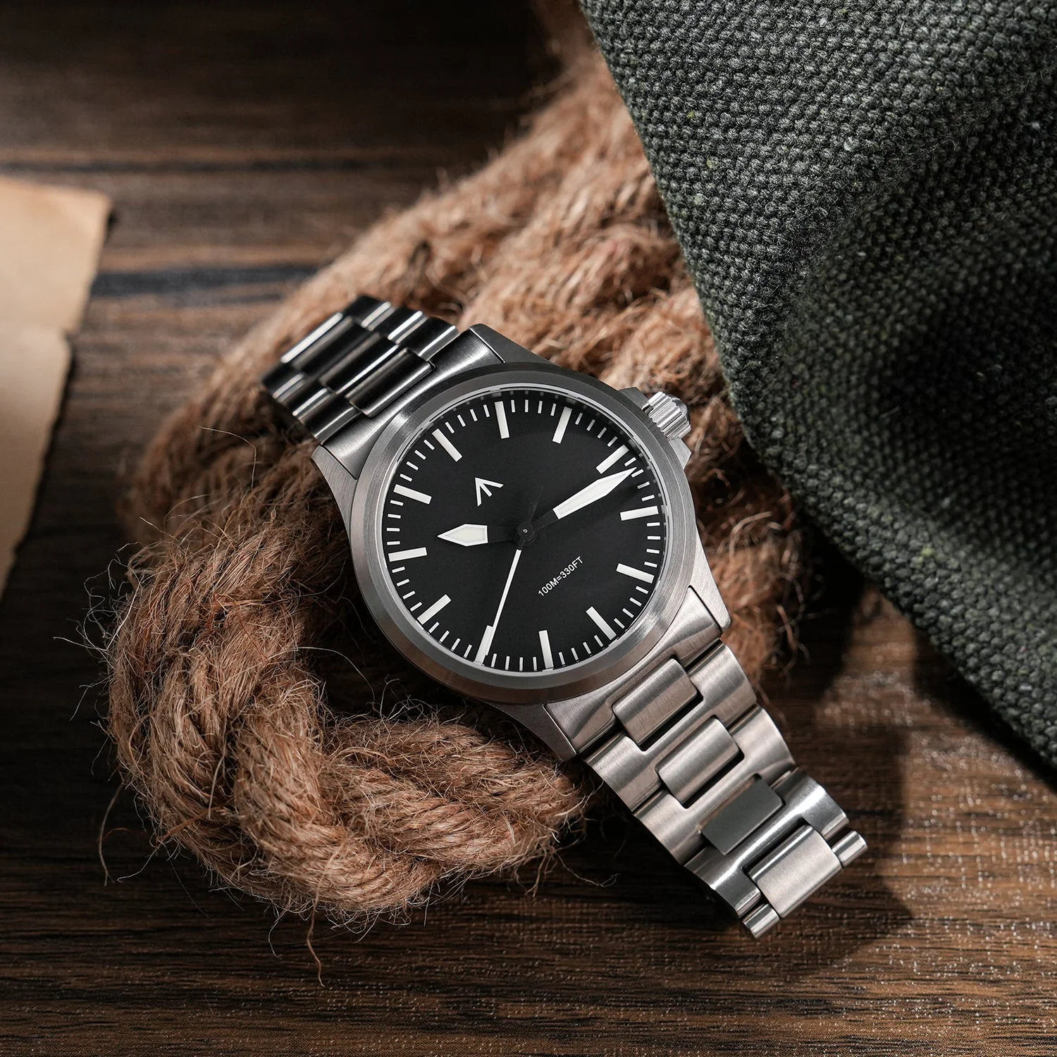 Militado 36mm Field Watch VH31 Sweeping Movt Men Watch ML18 - Image 4