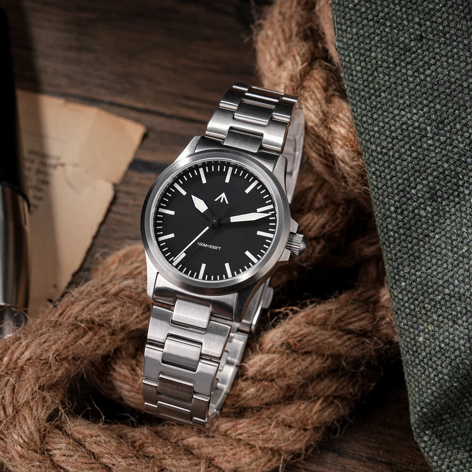 Militado 36mm Field Watch VH31 Sweeping Movt Men Watch ML18 - Image 5