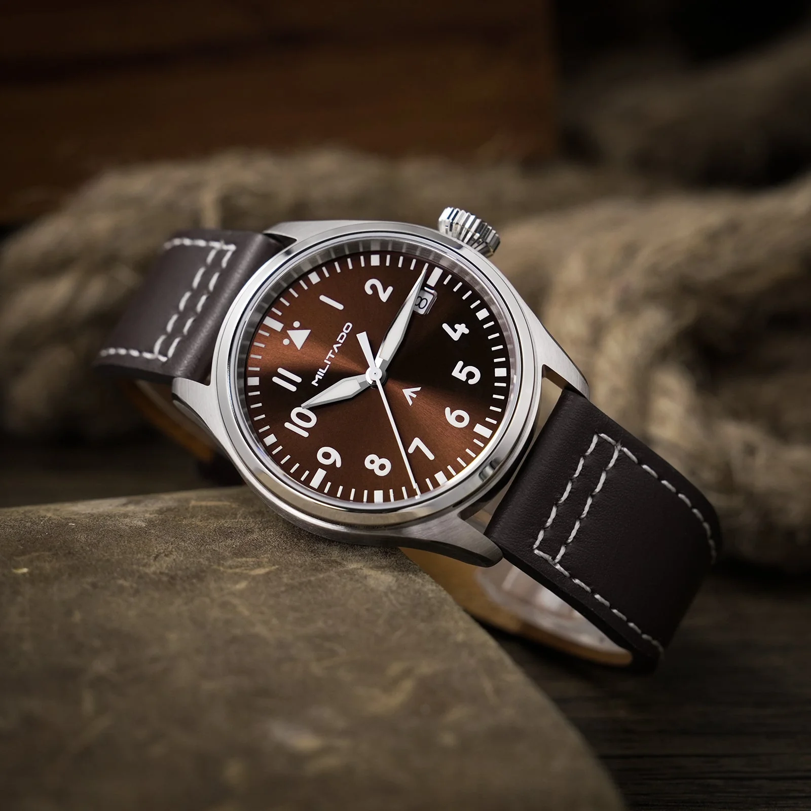 Militado 37mm Pilot Watch ML21 - Image 20