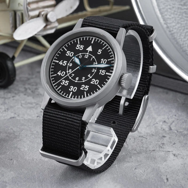 Militado 37mm Sapphire Crystal Retro Flieger Pilot Watch Ml10 V2 - Image 28