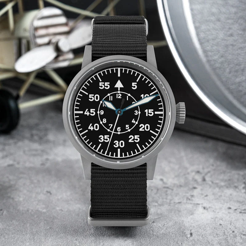 Militado 37mm Sapphire Crystal Retro Flieger Pilot Watch Ml10 V2 - Image 29