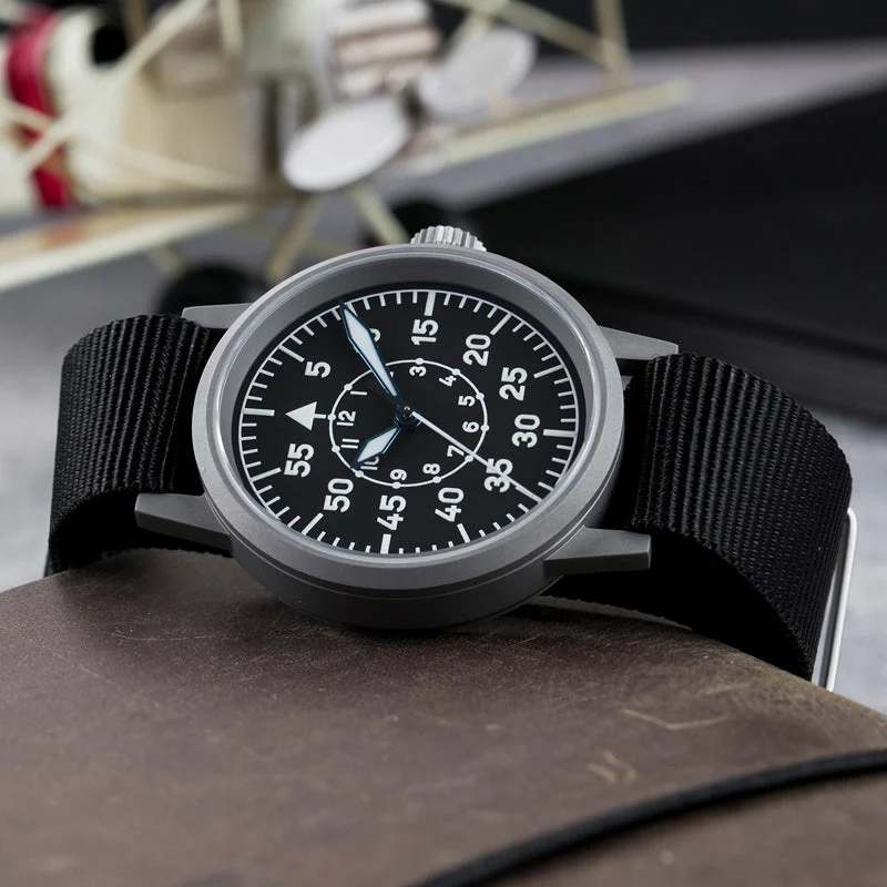Militado 37mm Sapphire Crystal Retro Flieger Pilot Watch Ml10 V2 - Image 30
