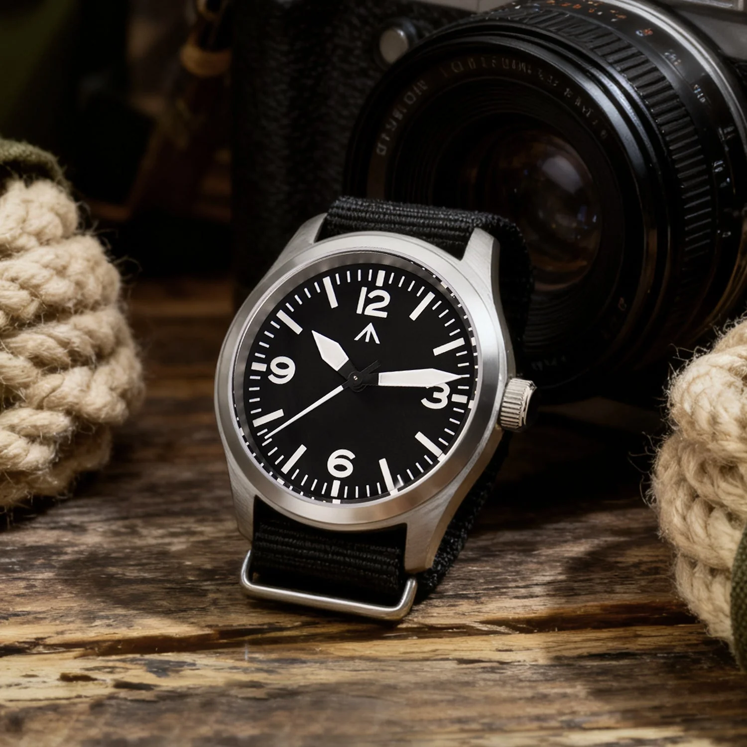 Militado 38mm Military Watch Vintage Field Watch 369 Dial Ml08 - Image 11