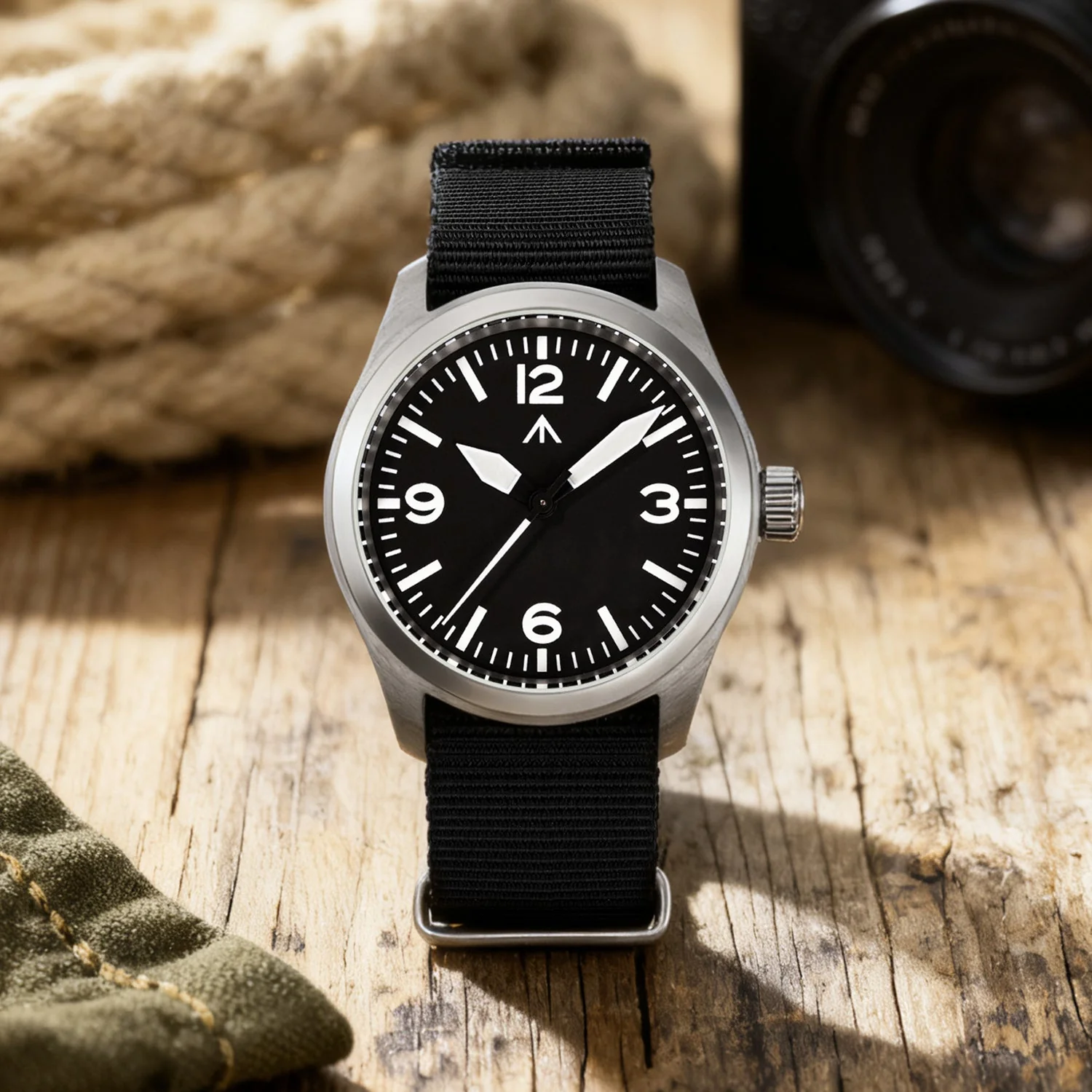 Militado 38mm Military Watch Vintage Field Watch 369 Dial Ml08 - Image 12