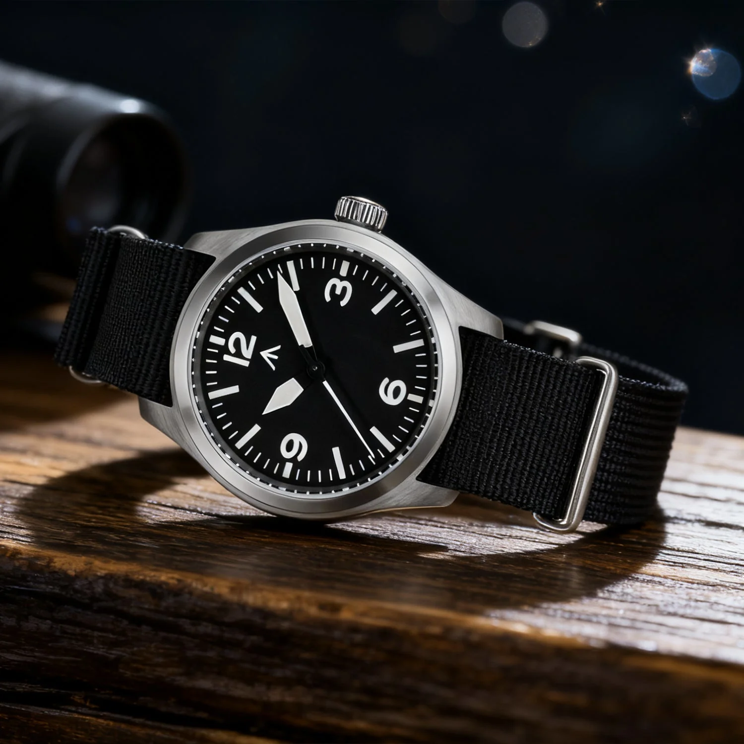 Militado 38mm Military Watch Vintage Field Watch 369 Dial Ml08 - Image 13