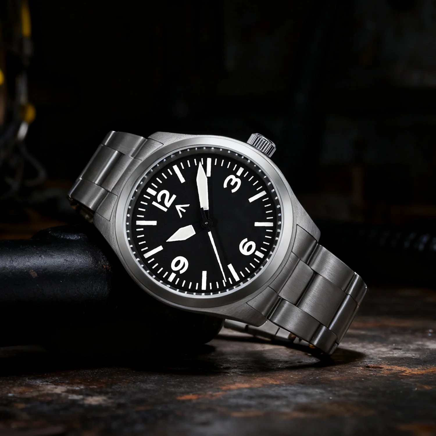 Militado 38mm Military Watch Vintage Field Watch 369 Dial Ml08 - Image 7
