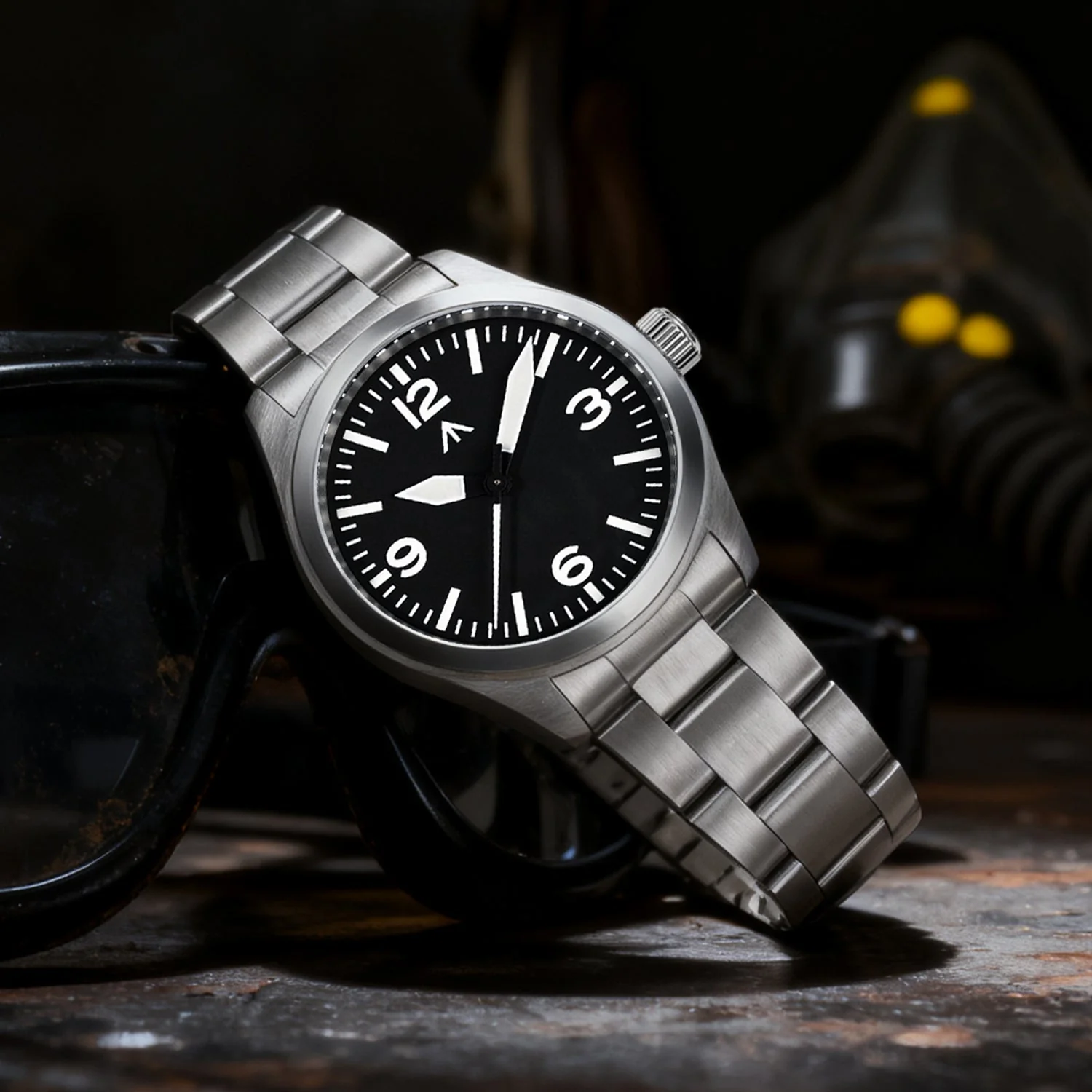 Militado 38mm Military Watch Vintage Field Watch 369 Dial Ml08 - Image 8
