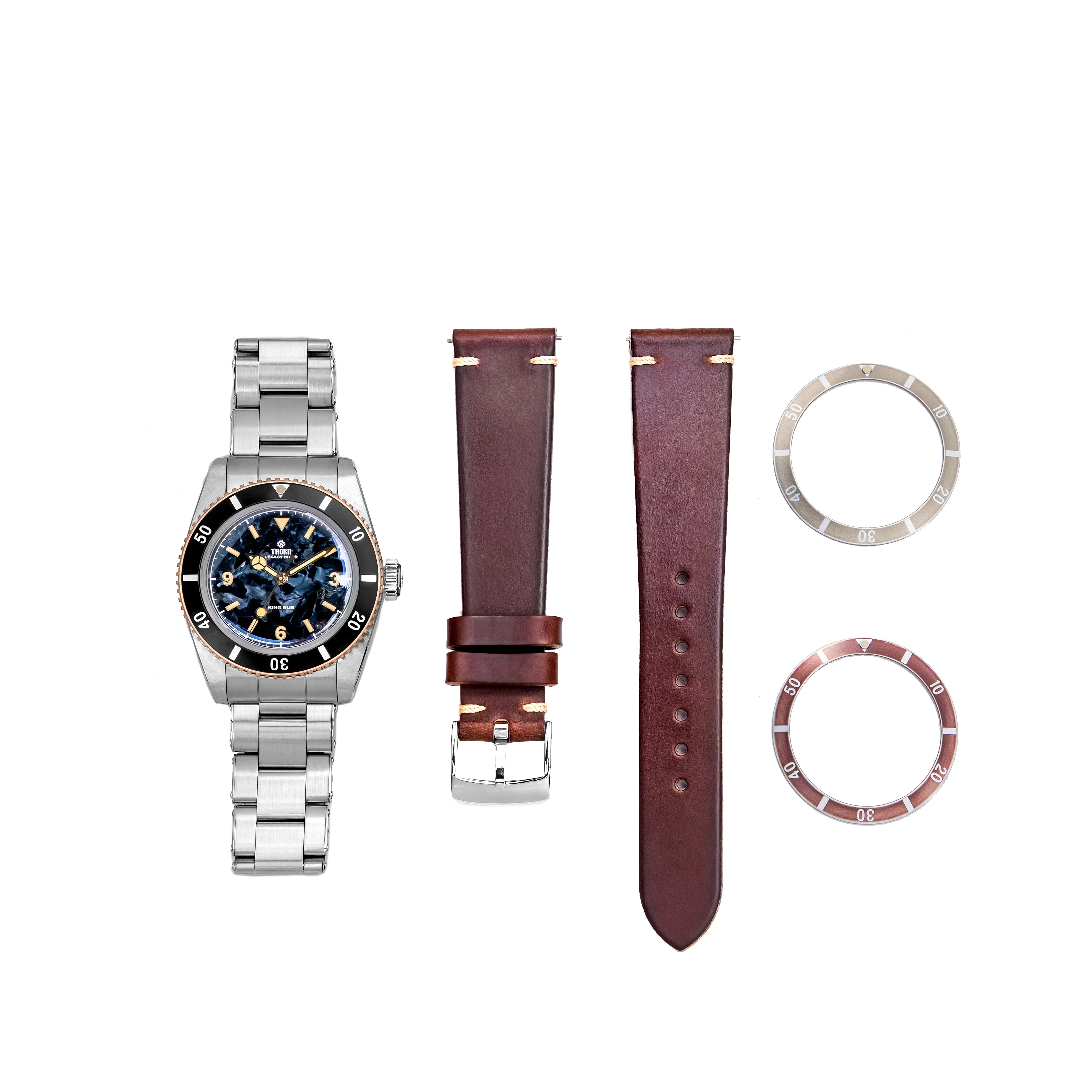 Thorn 37mm SW200 Automatic Dive Watch T027 Pietersite Dial - Image 10