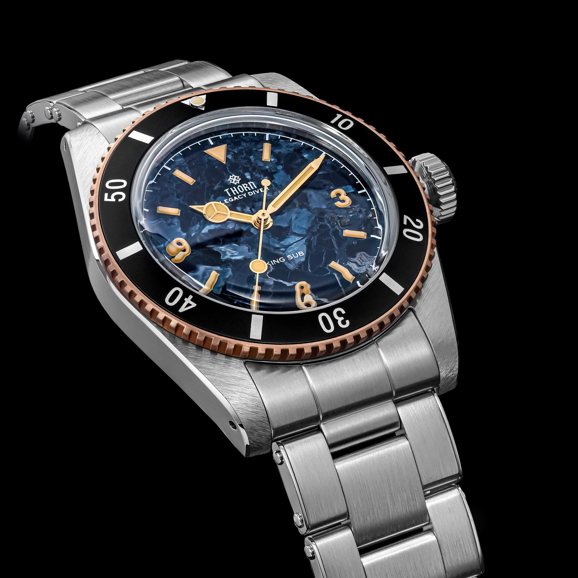 Thorn 37mm SW200 Automatic Dive Watch T027 Pietersite Dial - Image 5