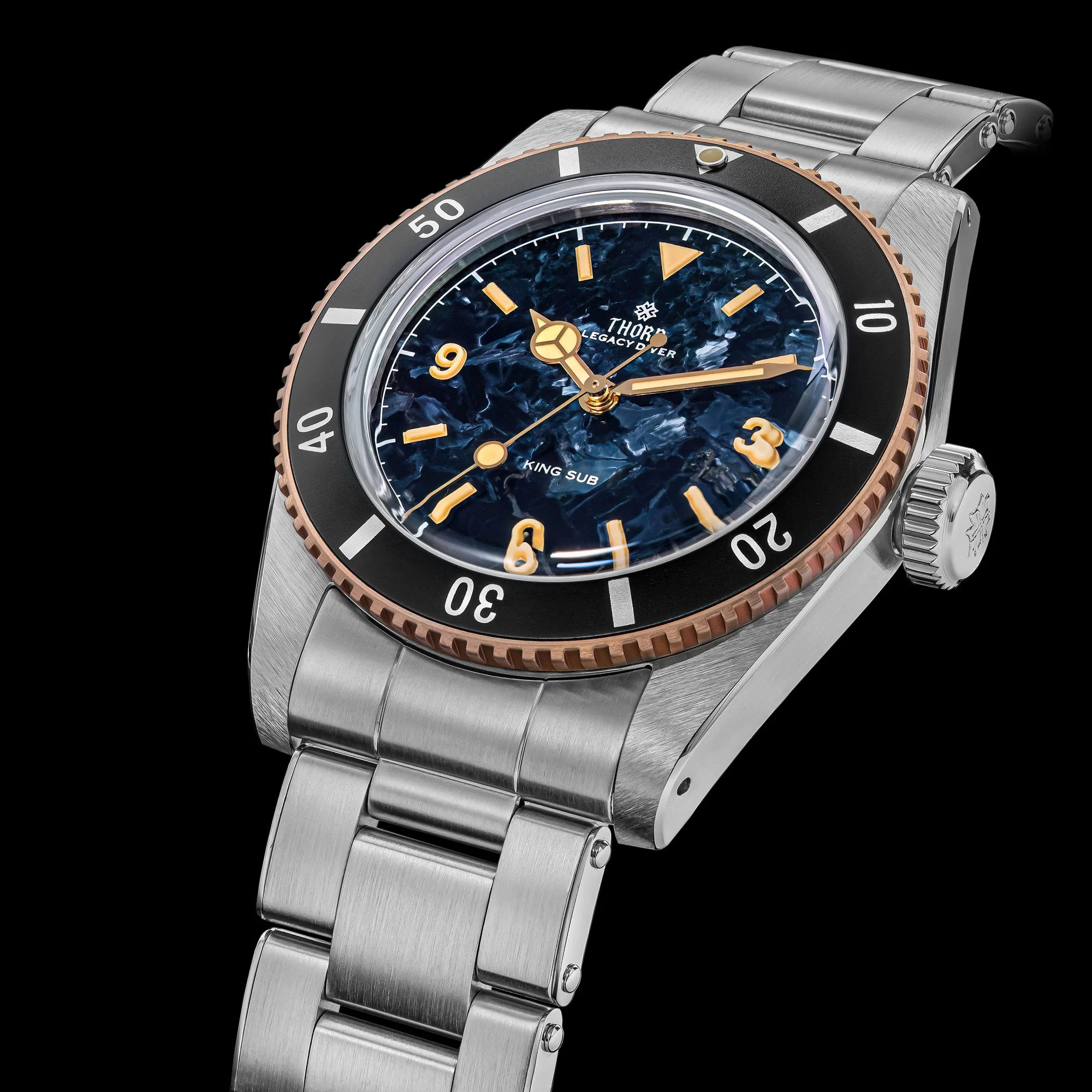 Thorn 37mm SW200 Automatic Dive Watch T027 Pietersite Dial - Image 8