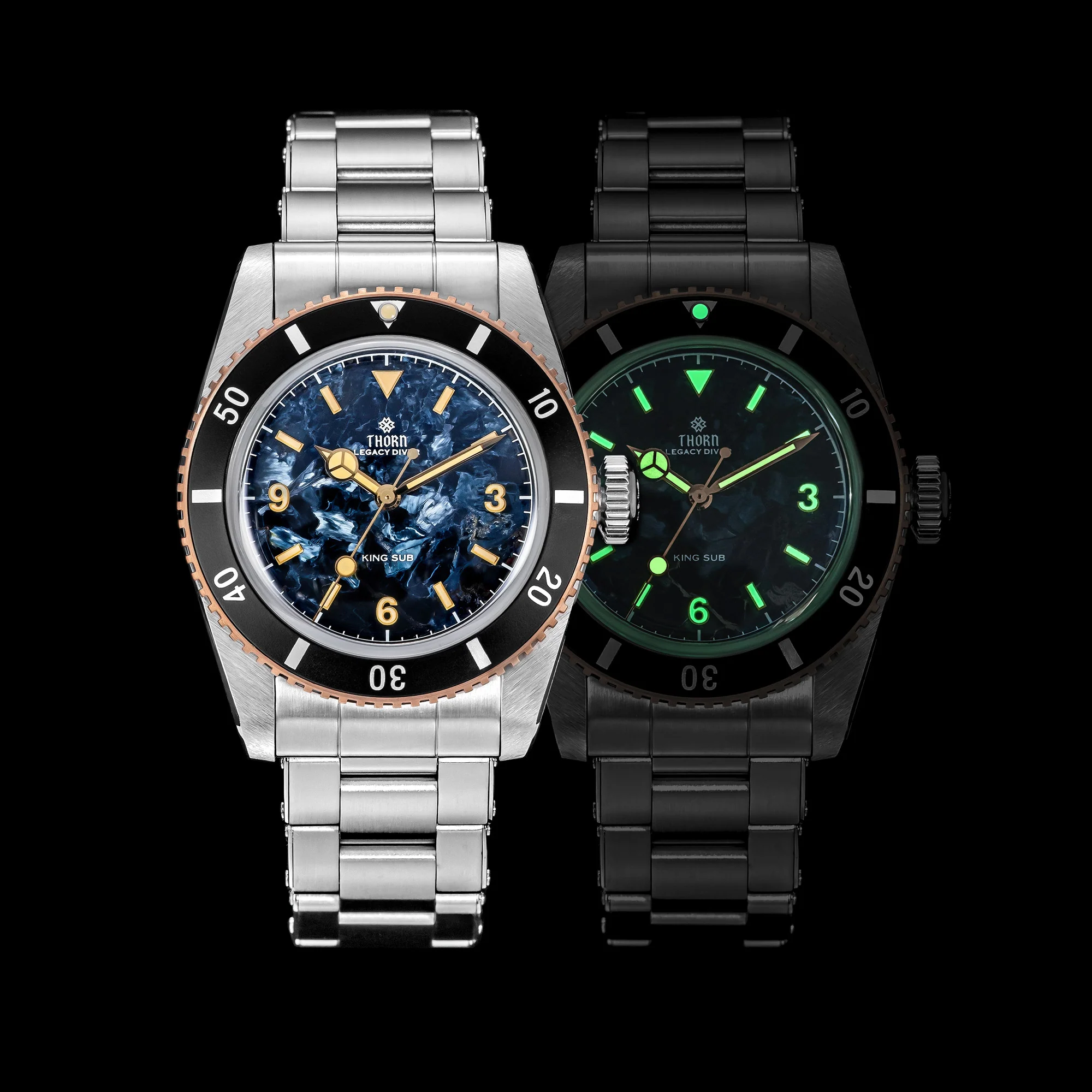 Thorn 37mm SW200 Automatic Dive Watch T027 Pietersite Dial - Image 9