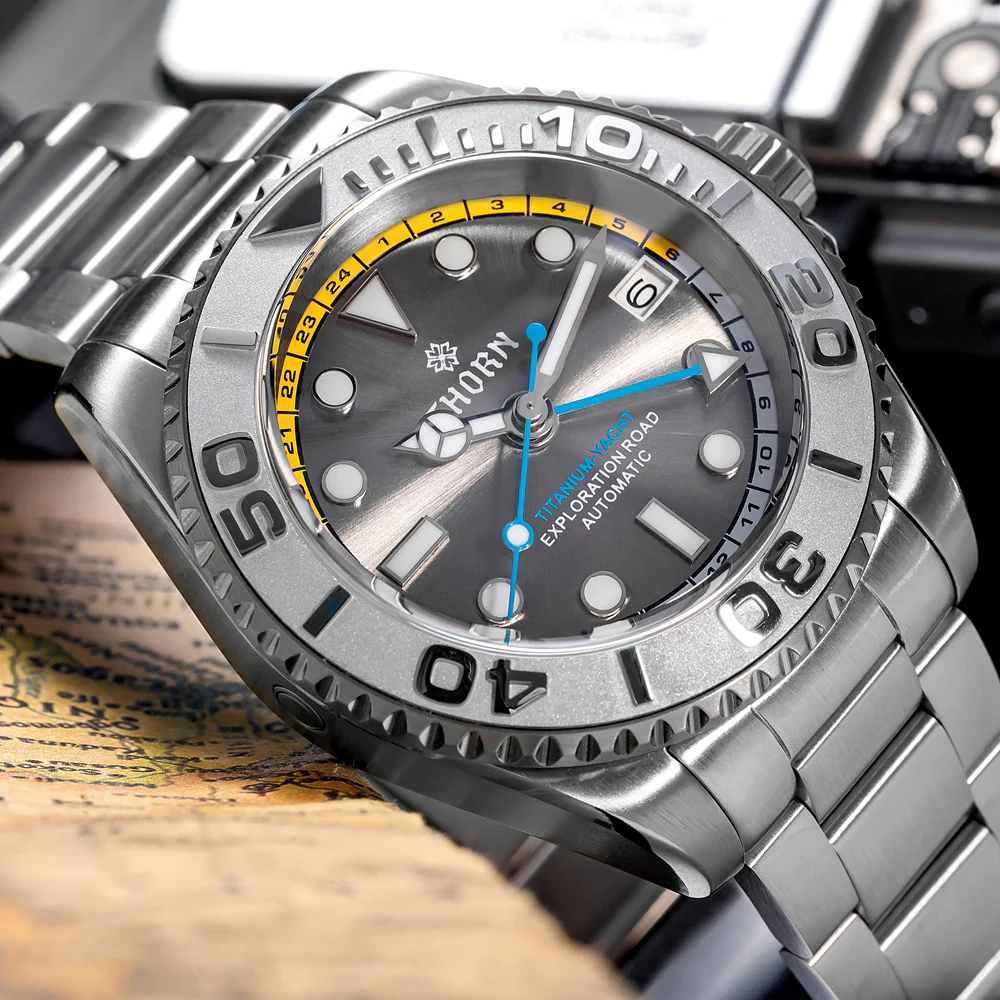 THORN Titanium Helium Valve NH34 GMT Watch - Image 12