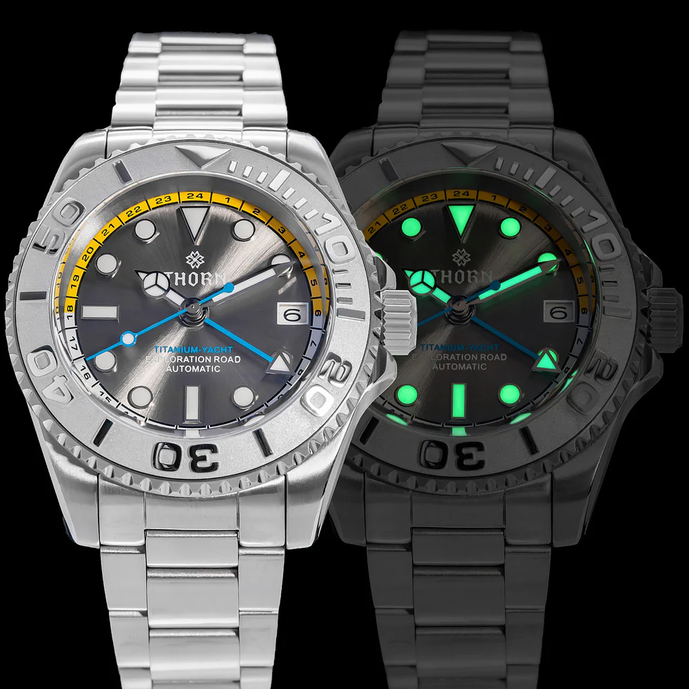THORN Titanium Helium Valve NH34 GMT Watch - Image 37