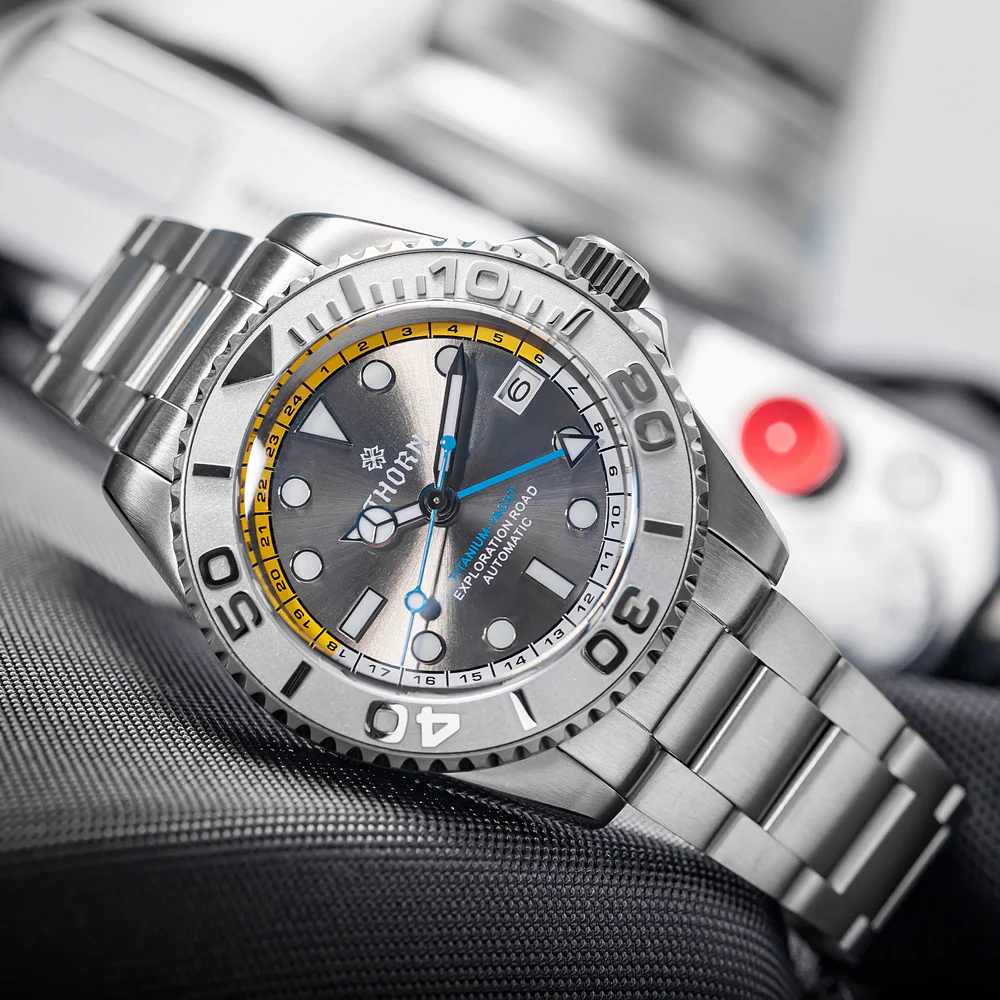 THORN Titanium Helium Valve NH34 GMT Watch - Image 8