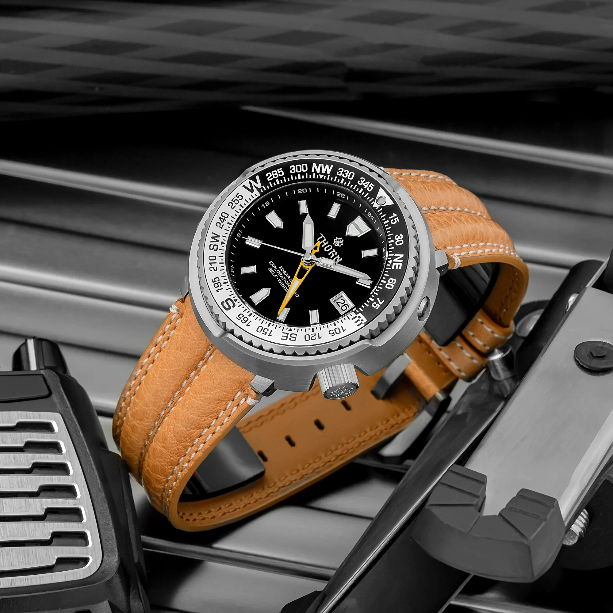 Thorn Titanium NH34 GMT Diver Watch T012 - Image 10