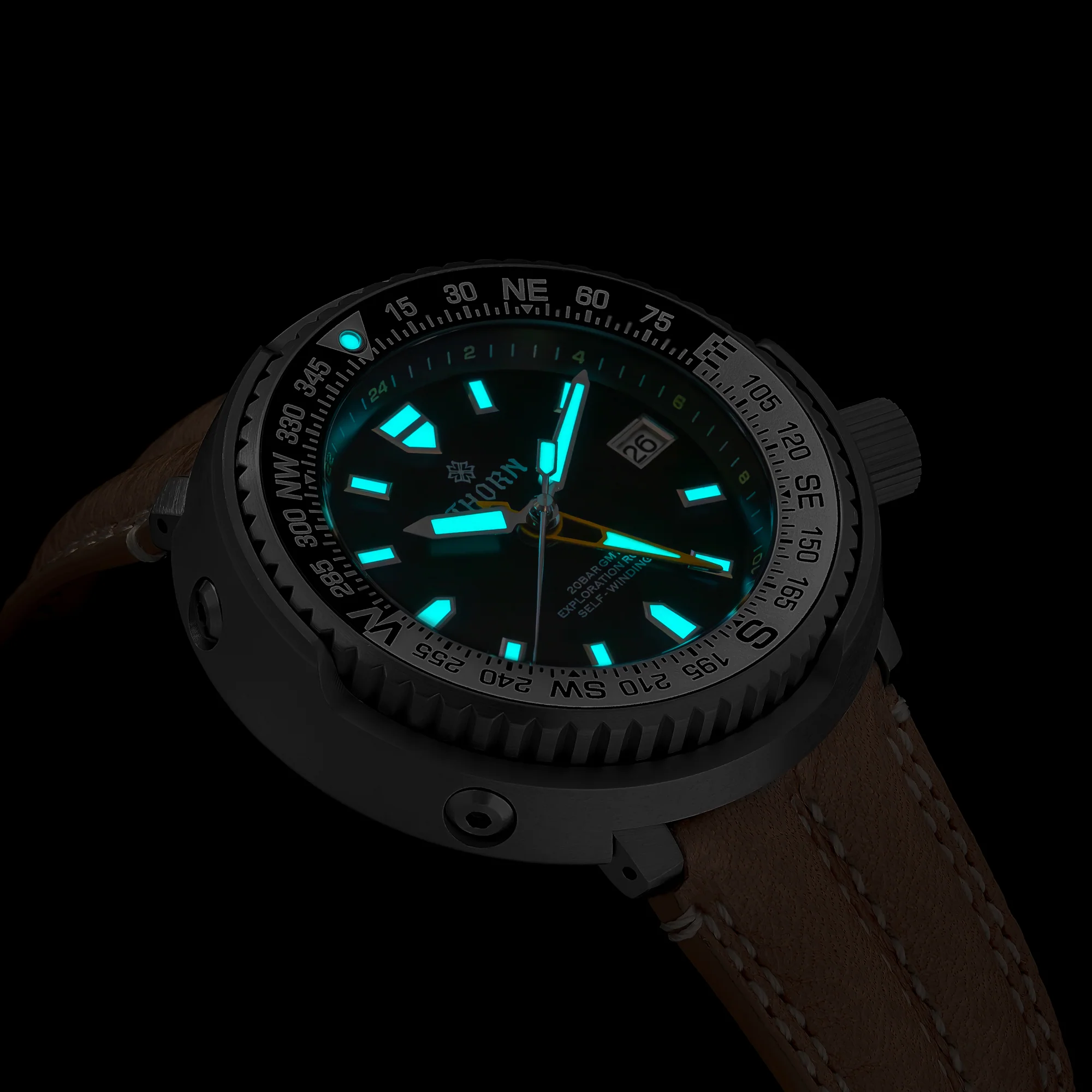 Thorn Titanium NH34 GMT Diver Watch T012 - Image 5