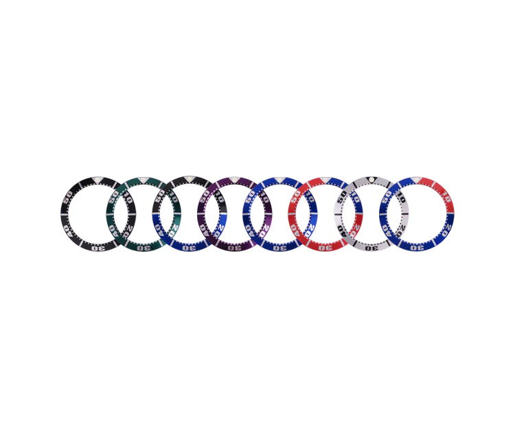 40mm Watch Bezel Two-Color Aluminum Insert - Image 3
