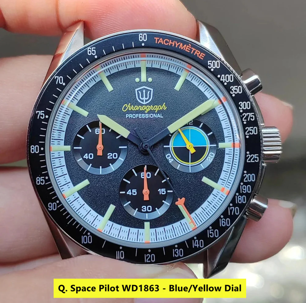 Watchdives 39mm VK63 Chronograph Watch WD1863- Classic Collection - Image 7