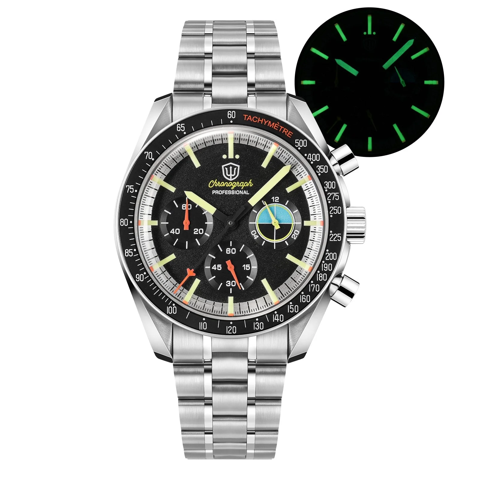 Watchdives 39mm VK63 Chronograph Watch WD1863 - Panda Collection - Image 39