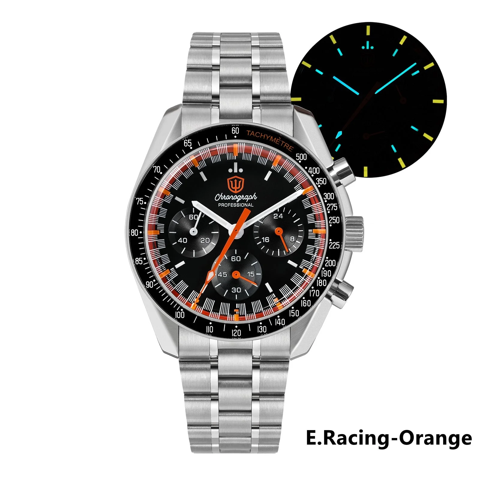 Watchdives 39mm VK63 Chronograph Watch WD1863 - Panda Collection - Image 4