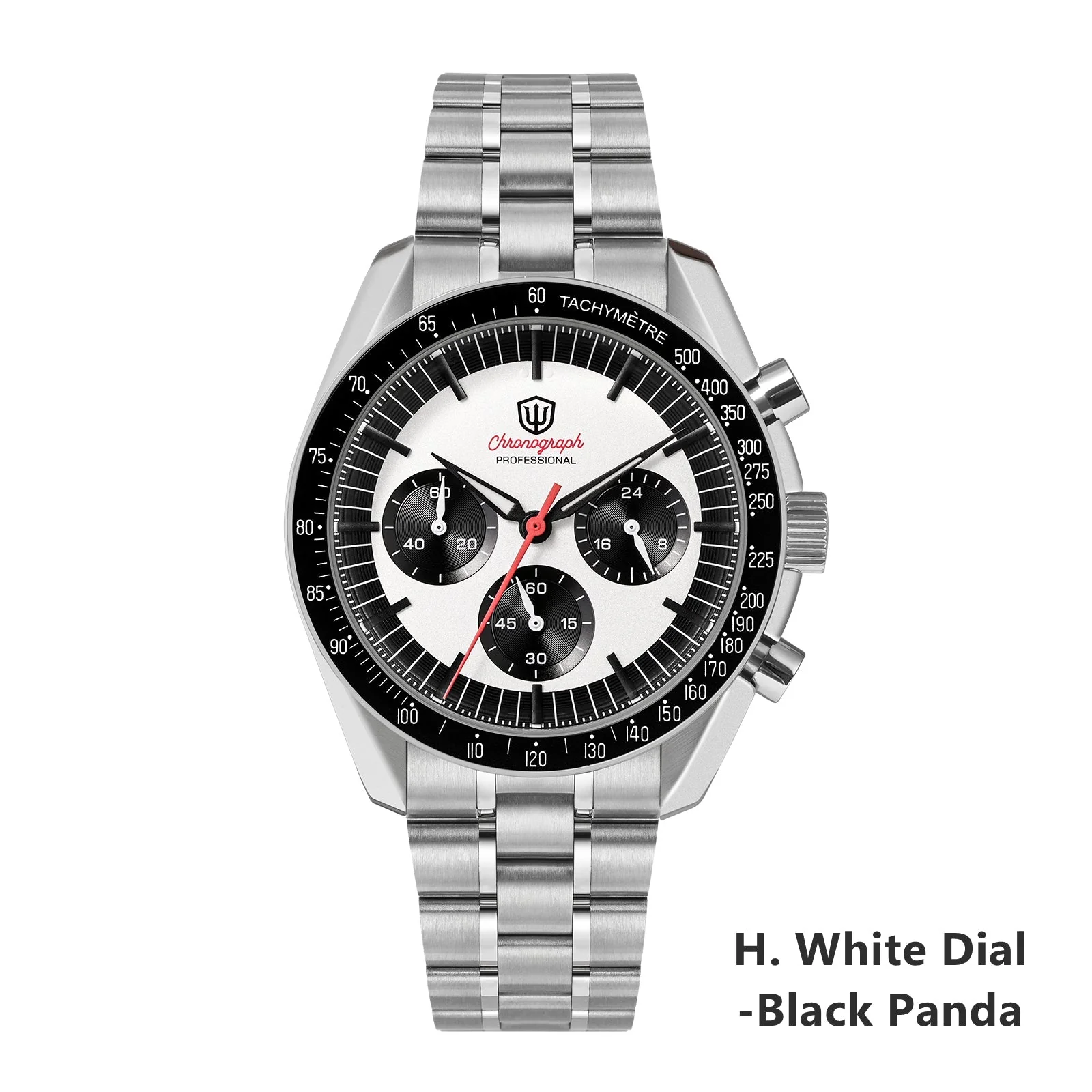 Watchdives 39mm VK63 Chronograph Watch WD1863 - Panda Collection - Image 6
