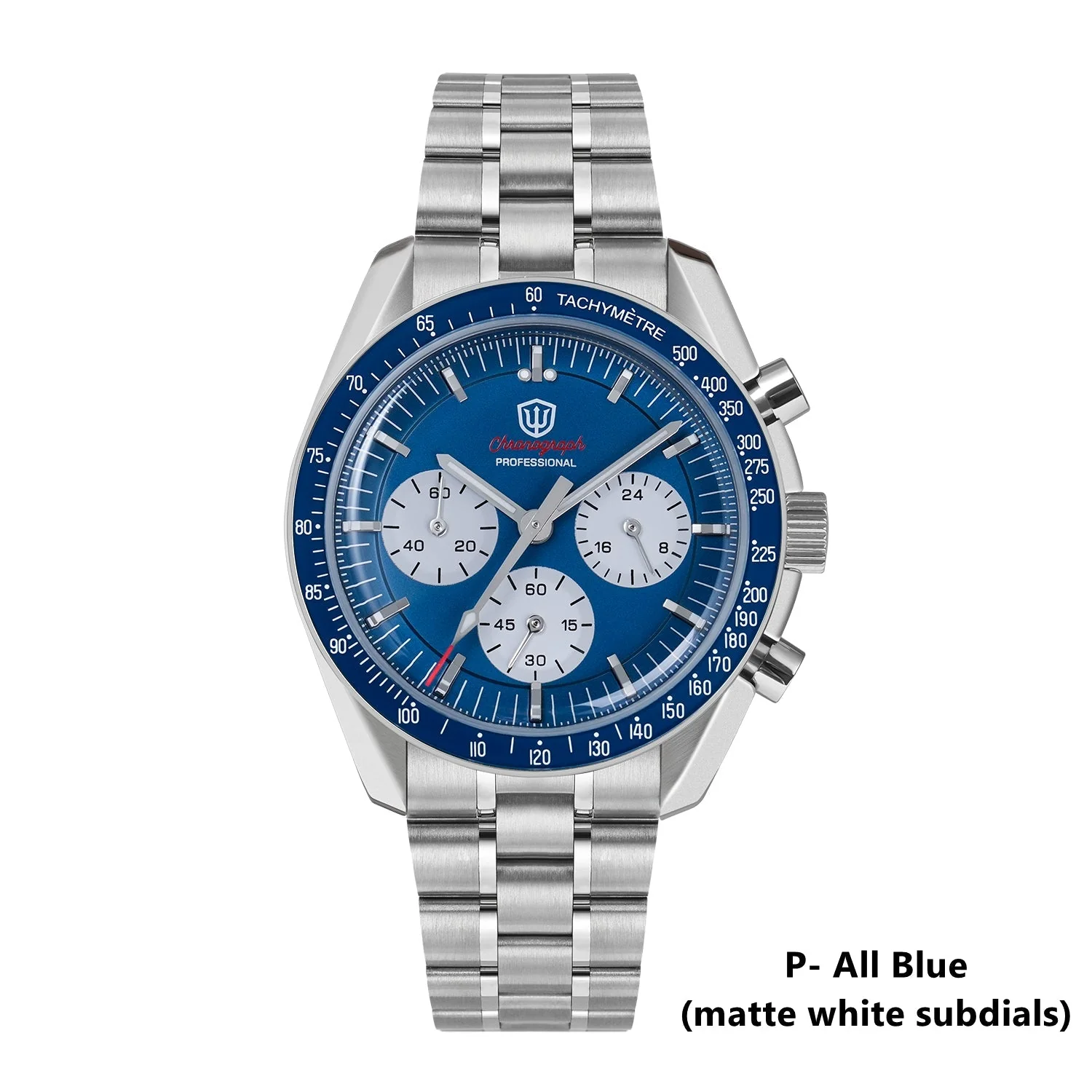 Watchdives 39mm VK63 Chronograph Watch WD1863 - Panda Collection - Image 7