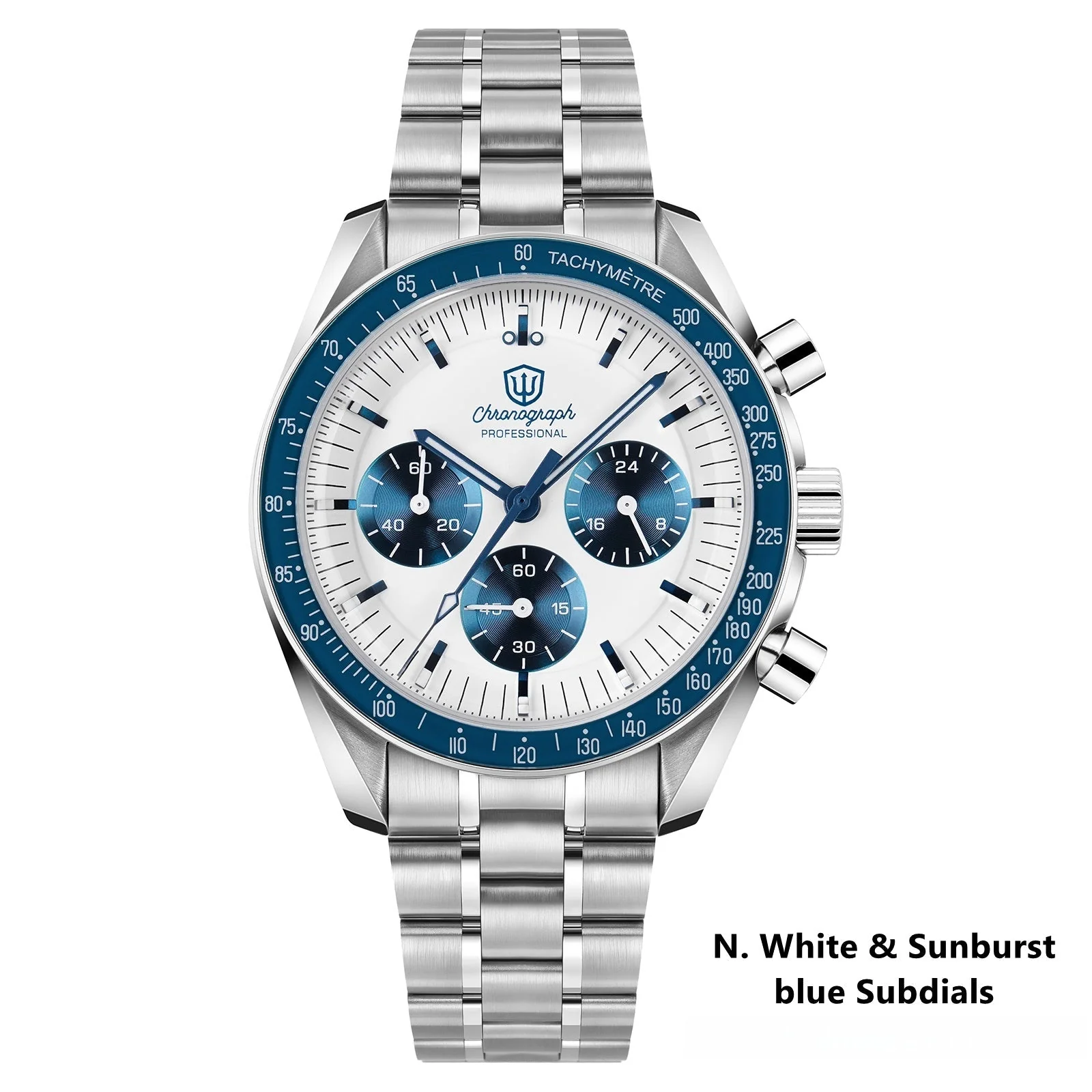 Watchdives 39mm VK63 Chronograph Watch WD1863 - Image 7