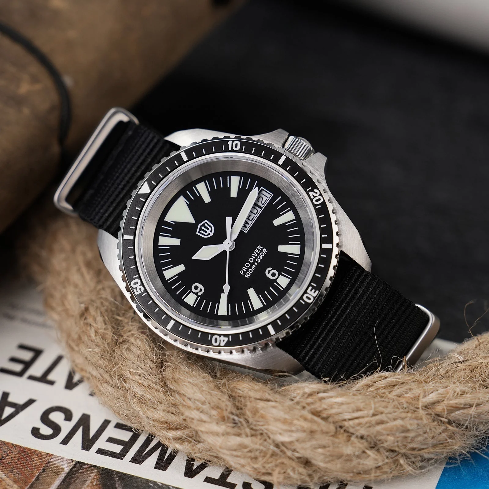 Watchdives WD1980 VH31 Military Diver Watch V3 - Image 9
