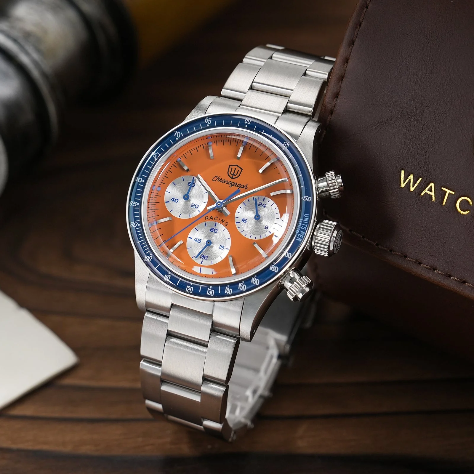 Watchdives WD6263 Vintage Racing Chronograph Watch - Image 6